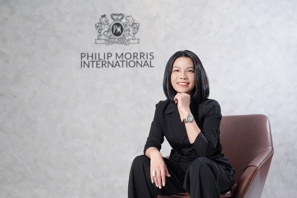 Bà Diệp Như Ngọc, tân Tổng Giám đốc của Philip Morris Vietnam. Bà Diệp Như Ngọc, tân Tổng Giám đốc của Philip Morris Vietnam.