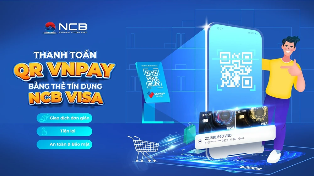 Khách hàng có thể thanh toán hóa đơn chọn nguồn thẻ tín dụng trên NCB iziMobile.
