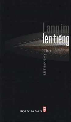 Bìa tập thơ "Lặng im lên tiếng" của Lê Thanh My.