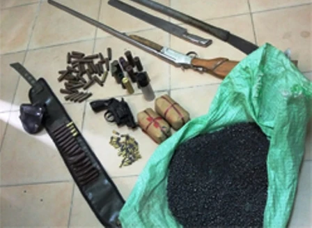 Tang vật vụ án.