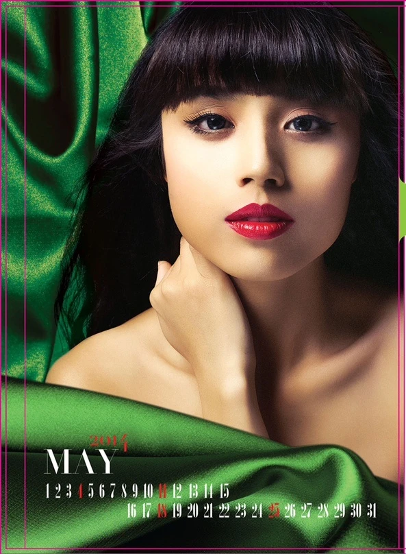 Chùm ảnh bán nude lịch 2014 của các người mẫu ảnh 5