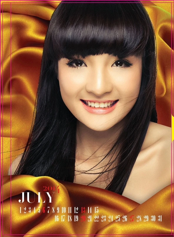 Chùm ảnh bán nude lịch 2014 của các người mẫu ảnh 7