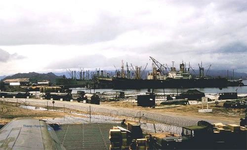 Cam Ranh Port 1966-67 - Photo by Don Griffin