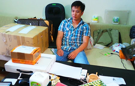 Đối tượng Đỗ Hà Duy Thanh tại nhà riêng