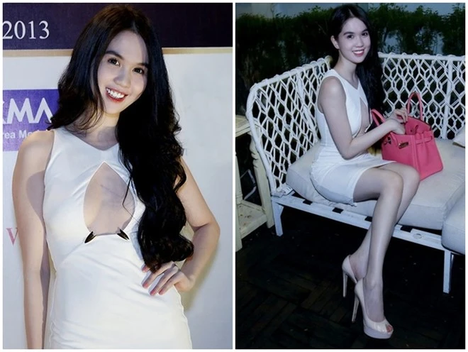 Tại một sự kiện diễn ra vào tháng 10, Ngọc Trinh từng gây ngỡ ngàng với thiết kế có đường cắt quá táo bạo và lạ mắt tại vòng 1. Cô trở thành tâm điểm của cánh truyền thông và nhận phải nhiều ý kiến phản hồi khen chê. Tuy nhiên, không thể phủ nhận, Ngọc Trinh luôn chứng tỏ gu thời trang dẫn đầu xu hướng mới.