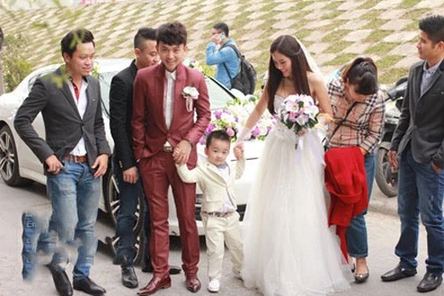 Hình ảnh gia đình hạnh phúc của cặp đôi này.