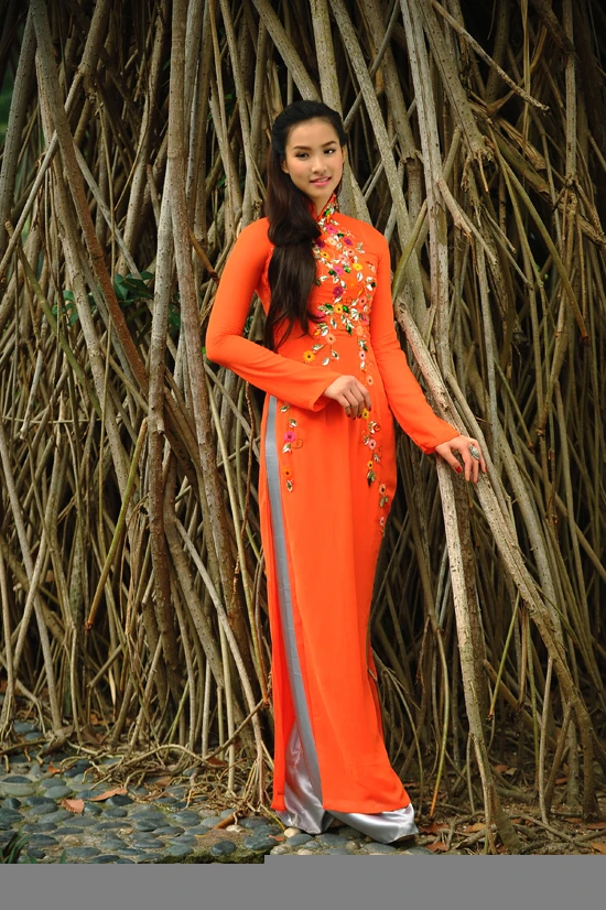 Vương Thu Phương đẹp mặn mà với áo dài ảnh 2