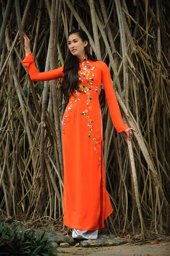 Vương Thu Phương đẹp mặn mà với áo dài ảnh 4