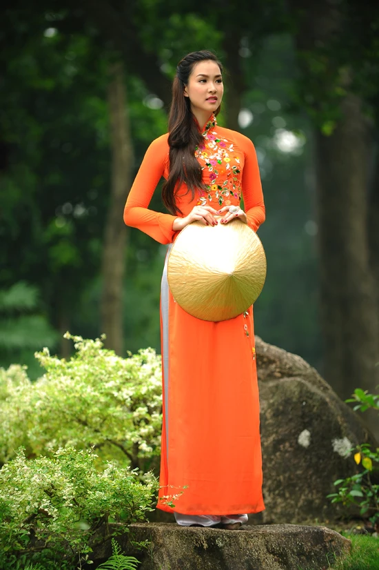 Vương Thu Phương đẹp mặn mà với áo dài ảnh 11