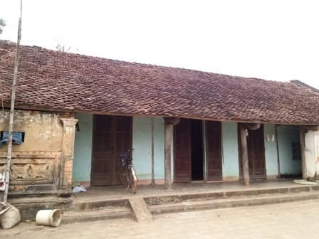 Ngôi nhà ông Lê Văn Tuấn, làng Quần Tín, xã Thọ Cường từ là khu vực đặt xưởng Mỹ thuật Liên khu IV.