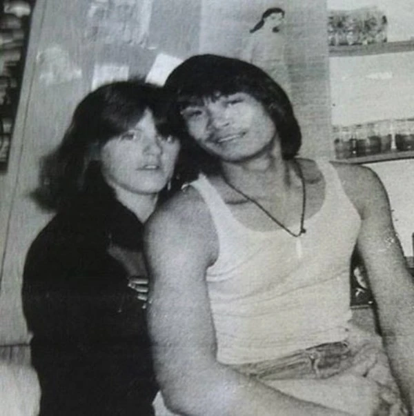 Bức ảnh chụp vợ chồng ông Phong, bà Anke.