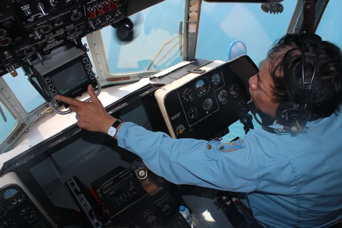 Trực thăng cứu hộ Mi 171 xác định không có vết dầu loang ảnh 2