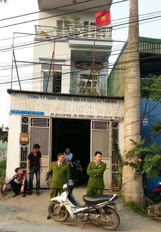 Trụ sở Công ty TNHH Thương mại và dịch vụ Tam Đa, nơi xảy ra vụ bưu phẩm phát nổ