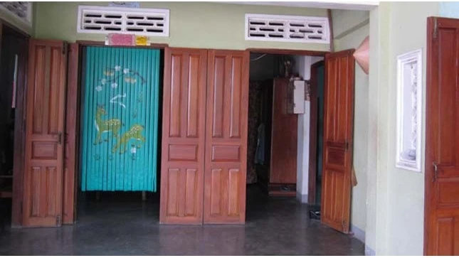 Căn nhà Thọ lôi em vợ vào “làm bậy”. 