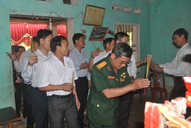 Khu vườn và ngôi nhà, nơi gắn liền với tuổi thơ của anh hùng Tô Vĩnh Diện.