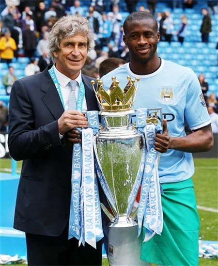 Pellegrini và cậu học trò cưng Yaya Toure