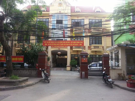 Trụ sở công an phường Lam Sơn, nơi xảy vụ việc