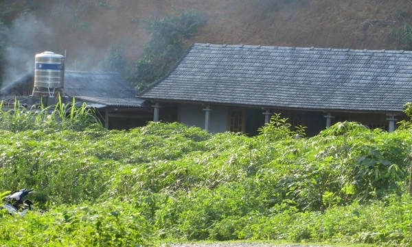 Nơi xảy ra án mạng.