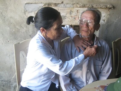 Bà Võ Thị Minh - người vợ hiện tại của ông ông Nguyễn Đức Hồng.&nbsp;