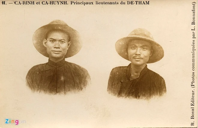 Một bức ảnh hiếm về 2 người con của Hoàng Hoa Thám, Cả Rinh và Cả Huỳnh.
