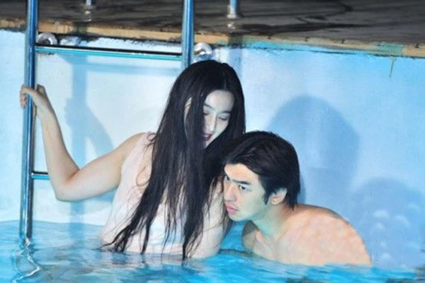 Phạm Băng Băng và Trần Á Lâm trong phim Núi Quan Âm.