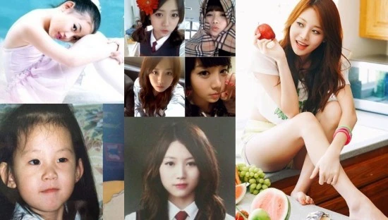 10 mỹ nhân Kpop đẹp từ thuở thơ ấu
