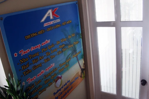 Văn phòng công ty Anh Kiệt đóng cửa. Ảnh: An Nhơn