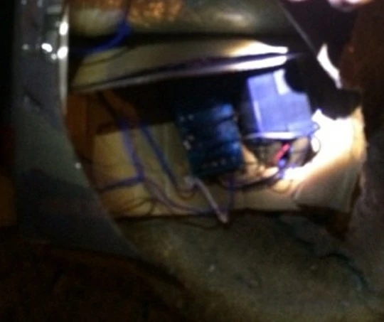 Hộp mìn tự tạo được đặt trong nhà anh Tuấn Anh