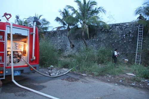 tiên cá, Khánh Hòa, hỏa hoạn