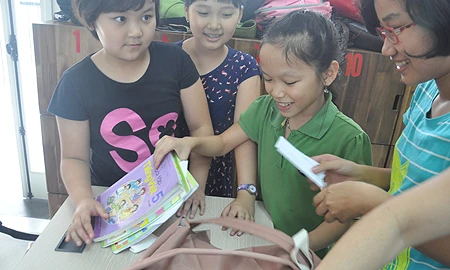 ba lô, học sinh, tiểu học, Marie Curie, bất ngờ