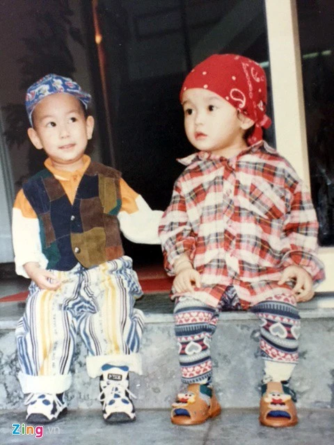 Những bức ảnh ấu thơ chưa từng công bố của Á hậu Huyền My