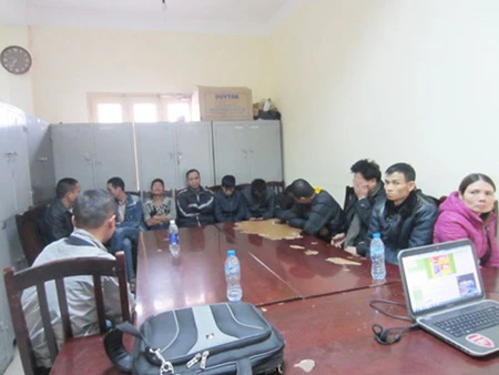 Các đối tượng và tang vật vụ án