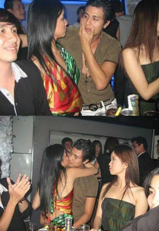 Hoa hậu và những hình ảnh không đẹp ở bar