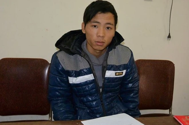 Phạm Văn Đông tại cơ quan diều tra.