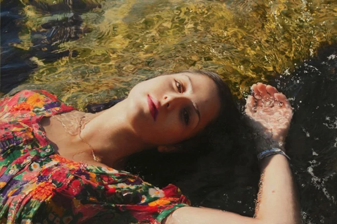 Tranh thiếu nữ đẹp và thật như ảnh chụp ảnh 7