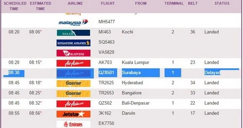 Máy bay của hãng AirAsia mất tích - ảnh 4