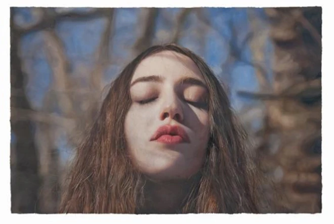 Tranh thiếu nữ đẹp và thật như ảnh chụp ảnh 11