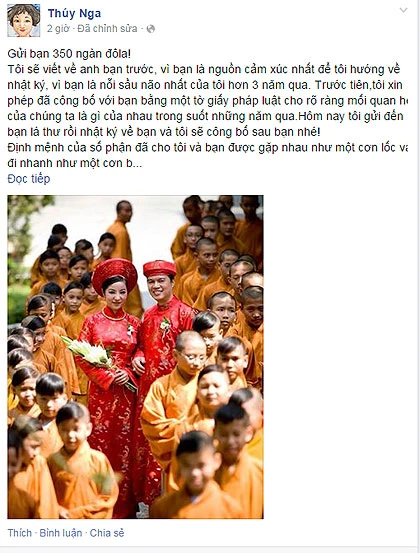 Vì sao danh hài Thúy Nga tố 'chồng hờ' ? ảnh 6