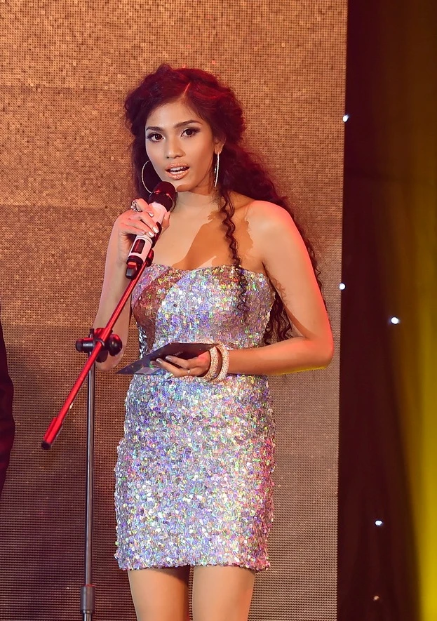 Tối qua, Trương Thị May cũng là một trong những người đảm nhận vai trò khách mời trao giải.