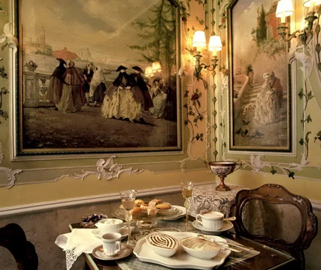 Gran Caffè Quadri, Venice, Italy. (Nguồn: Corbis)