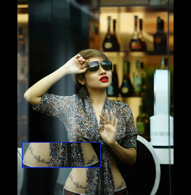 Nữ nghệ sĩ Việt với hình xăm độc, nhạy cảm ảnh 25