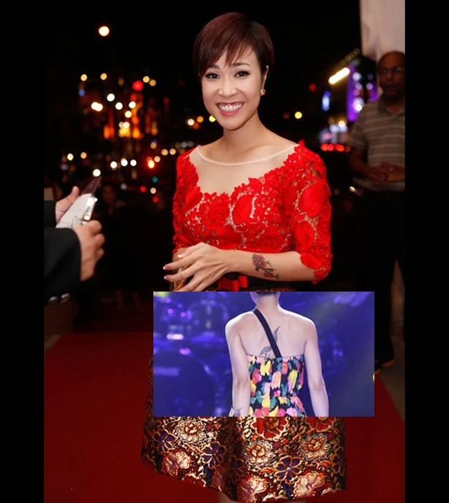 Nữ nghệ sĩ Việt với hình xăm độc, nhạy cảm ảnh 2