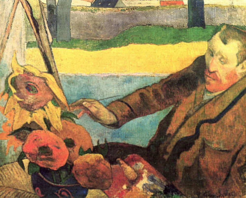Chân dung Vincent van Gogh dưới nét vẽ của người bạn Gauguin (1888)