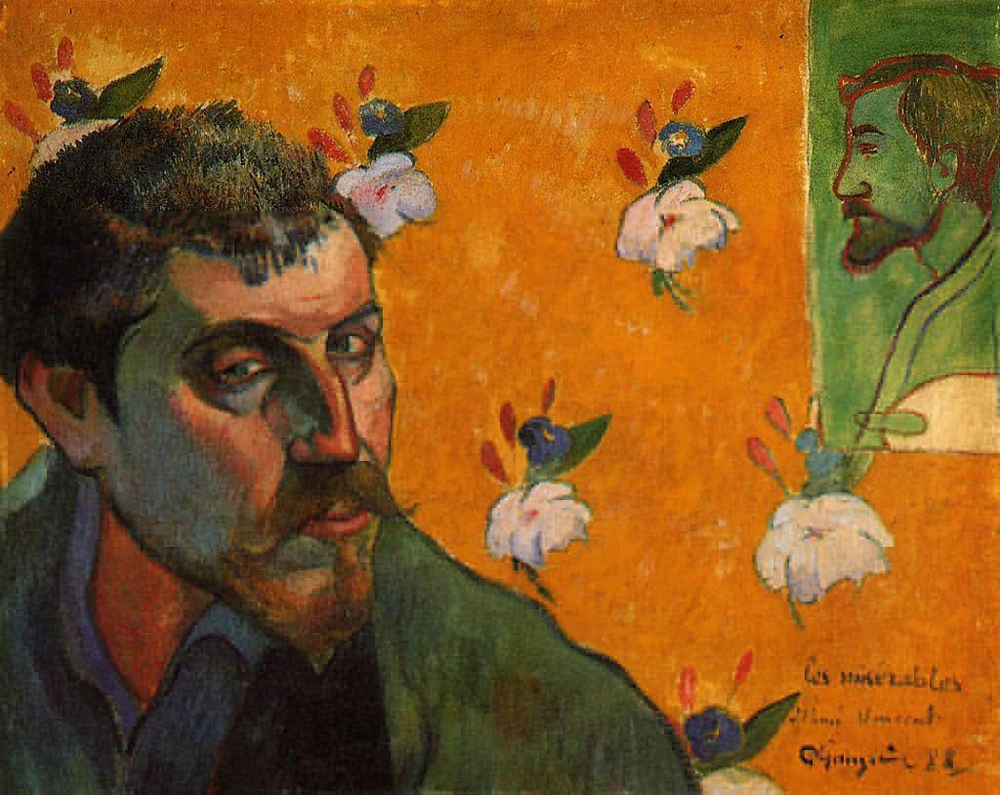 Chân dung Paul Gauguin được vẽ bởi Vincent Van Gogh (1988)