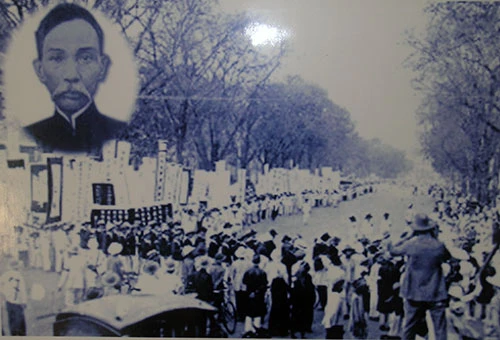 Chùm ảnh 50 năm thành lập trường và giỗ cụ Phan Chu Trinh ảnh 3