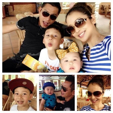 Gia đình hạnh phúc của Jennifer Phạm.