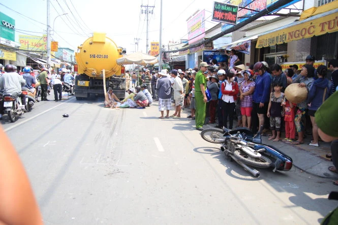 Hiện trường vụ tai nạn