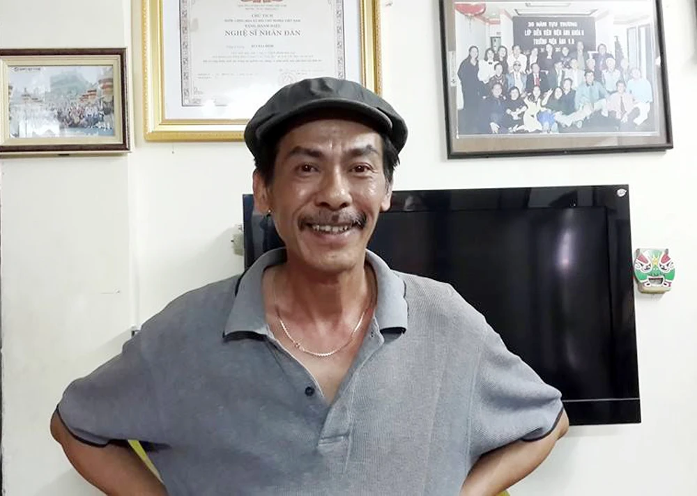 NSND Bùi Bài Bình- Ảnh chụp tại nhà riêng (Ảnh: H.H)