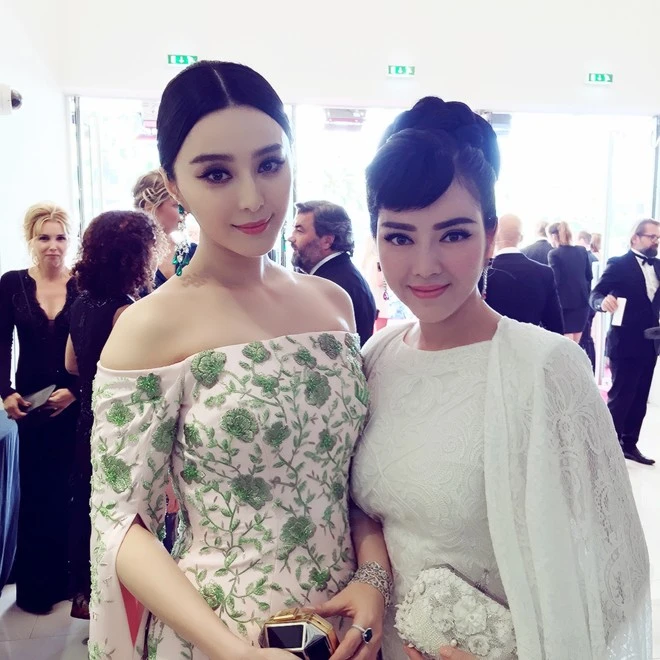 Lý Nhã Kỳ đọ sắc Phạm Băng Băng trên thảm đỏ Cannes