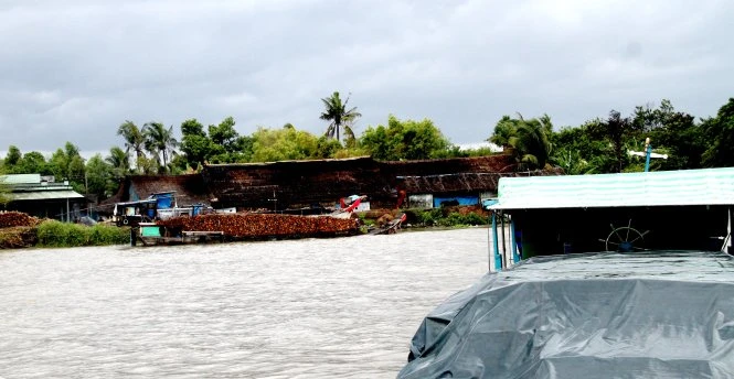 Một góc làng than Tân Thành - Ảnh: Tấn Đức